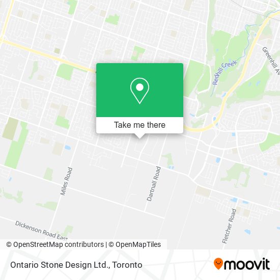 Ontario Stone Design Ltd. map