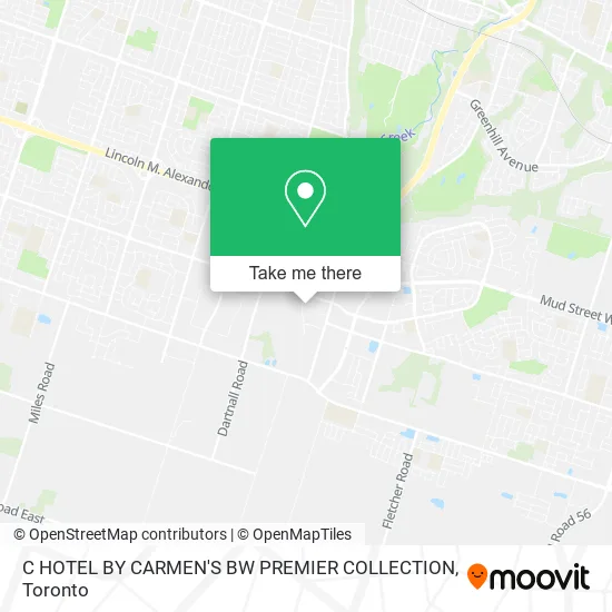 C HOTEL BY CARMEN'S BW PREMIER COLLECTION map