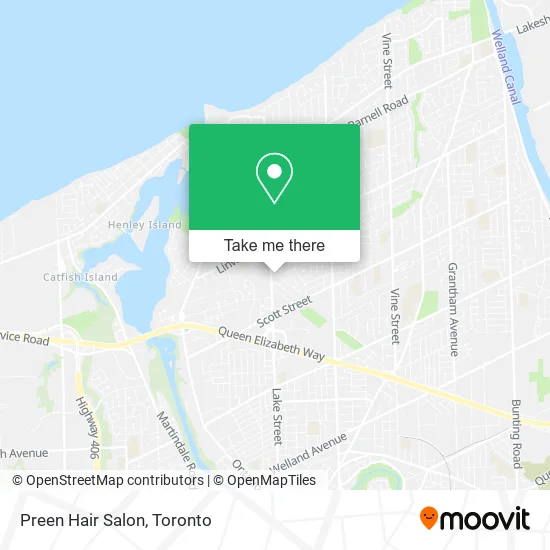 Preen Hair Salon map