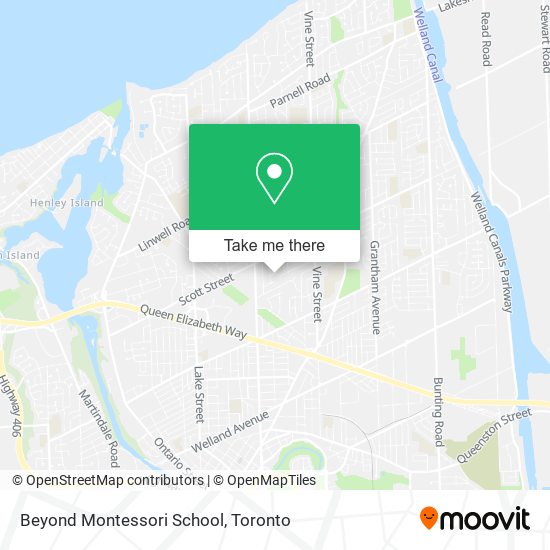 Beyond Montessori School map