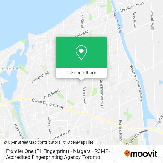 Frontier One (F1 Fingerprint) - Niagara - RCMP-Accredited Fingerprinting Agency map