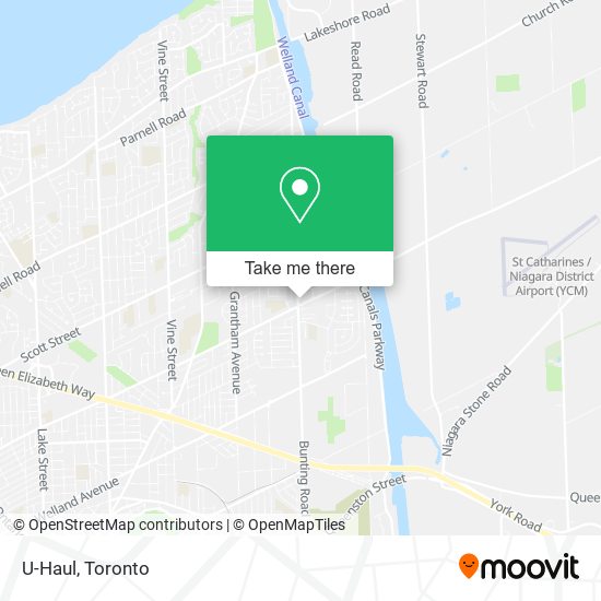 U-Haul map