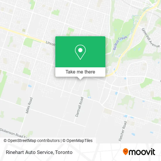 Rinehart Auto Service map