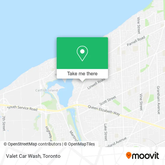 Valet Car Wash map
