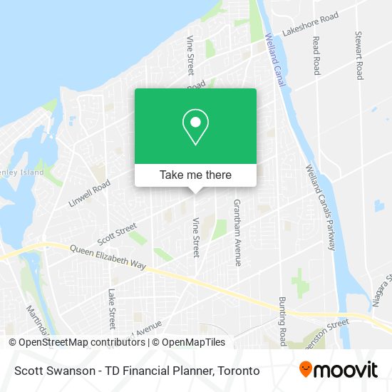 Scott Swanson - TD Financial Planner map