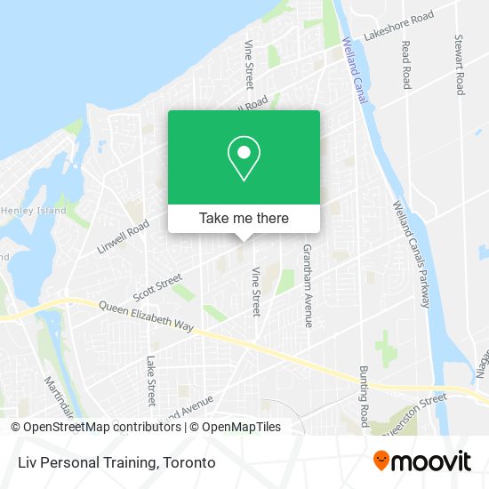 Liv Personal Training map