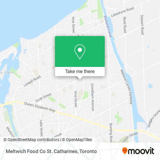 Meltwich Food Co St. Catharines map