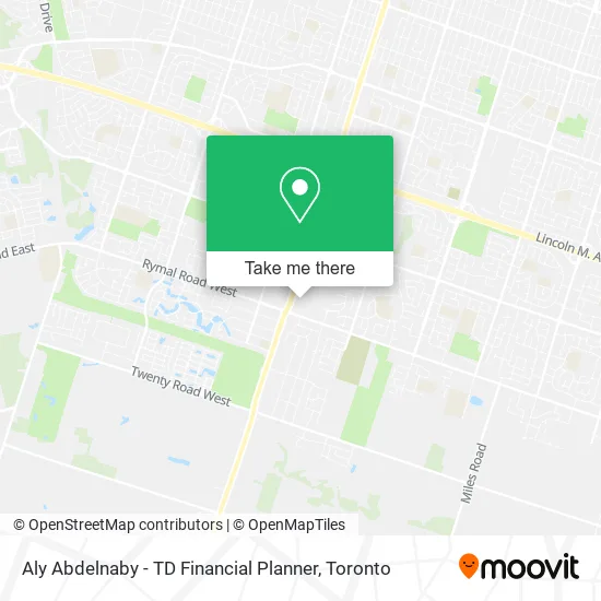 Aly Abdelnaby - TD Financial Planner map