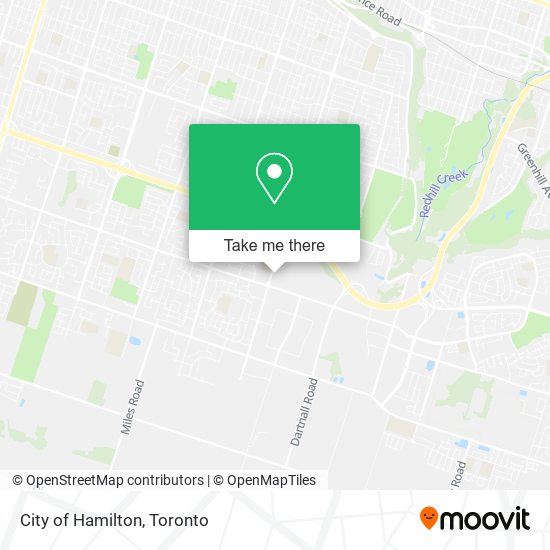City of Hamilton map