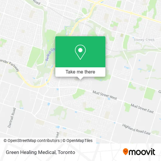 Green Healing Medical map