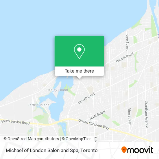 Michael of London Salon and Spa map
