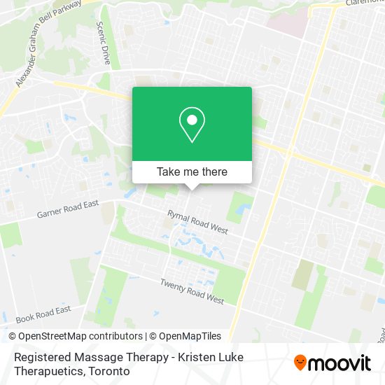 Registered Massage Therapy - Kristen Luke Therapuetics plan