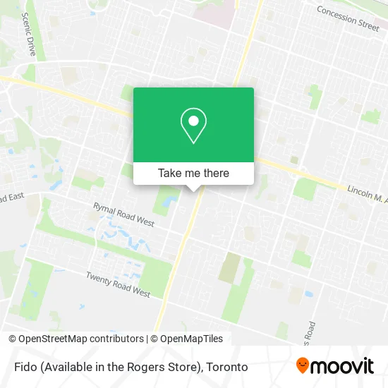 Fido (Available in the Rogers Store) map