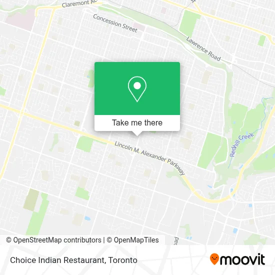 Choice Indian Restaurant map