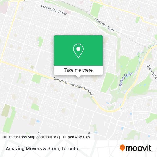 Amazing Movers & Stora map