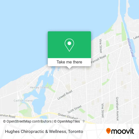 Hughes Chiropractic & Wellness map