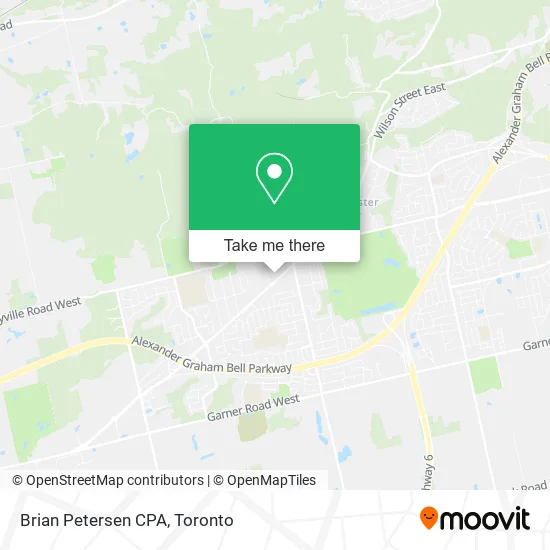 Brian Petersen CPA map