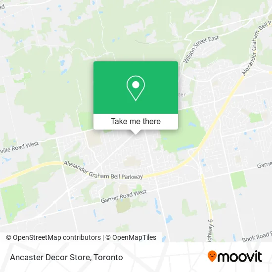 Ancaster Decor Store map
