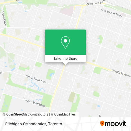 Crichigno Orthodontics map
