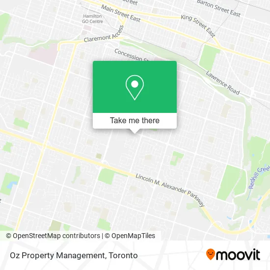 Oz Property Management map