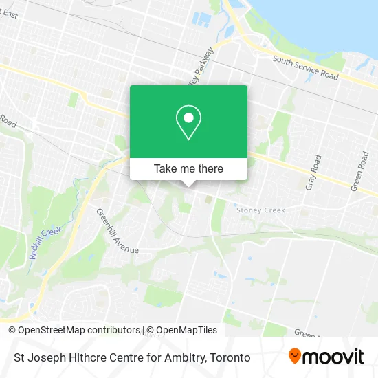 St Joseph Hlthcre Centre for Ambltry plan
