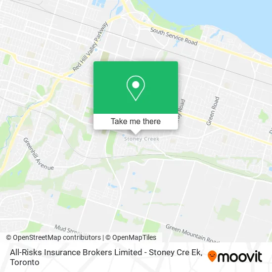 All-Risks Insurance Brokers Limited - Stoney Cre Ek map