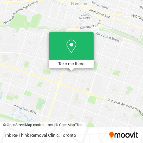 Ink Re-Think Removal Clinic map