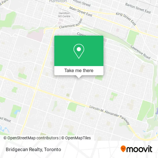 Bridgecan Realty map
