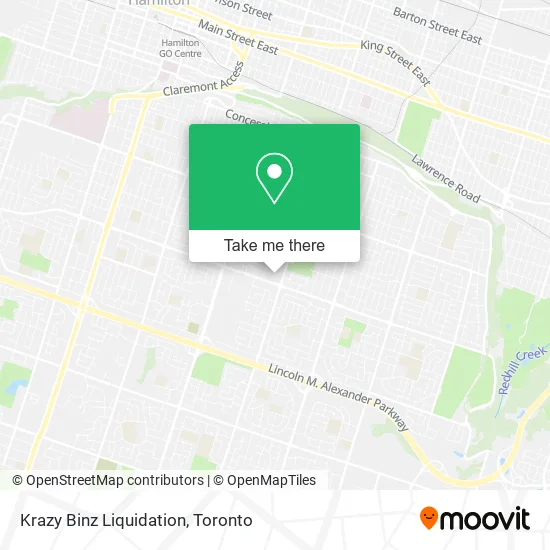 Krazy Binz Liquidation map
