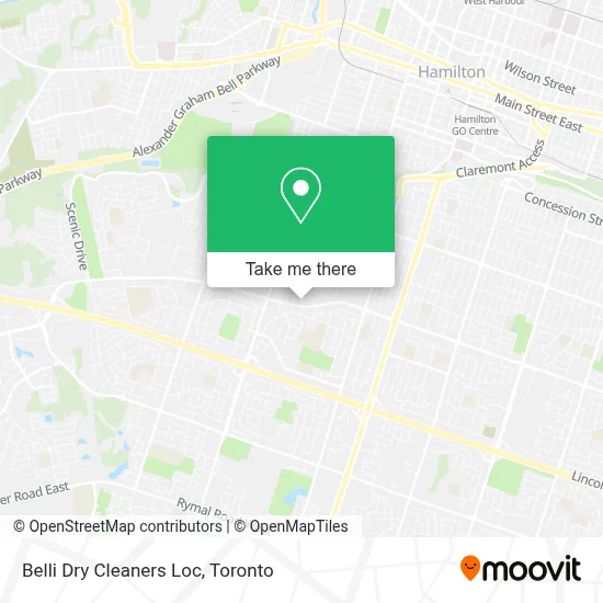 Belli Dry Cleaners Loc map