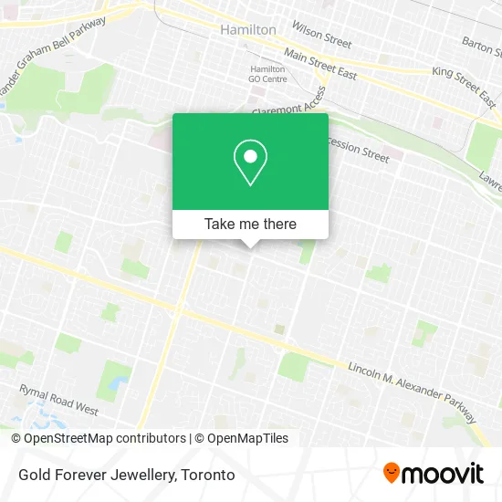 Gold Forever Jewellery map