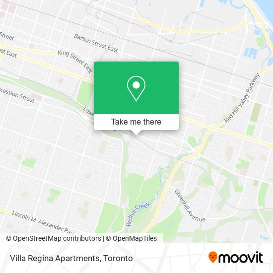 Villa Regina Apartments map