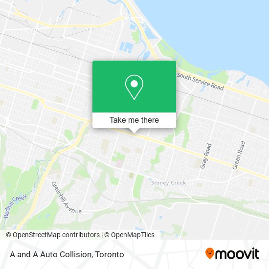 A and A Auto Collision plan