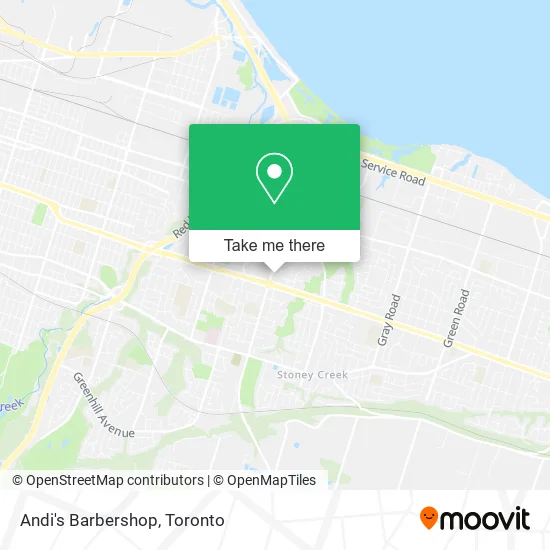 Andi's Barbershop map
