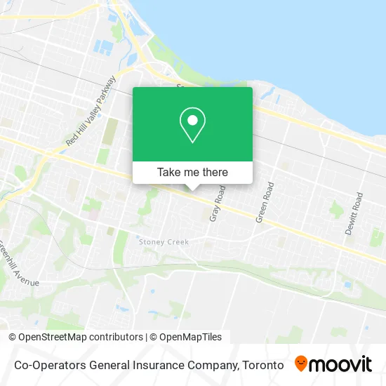 Co-Operators General Insurance Company map
