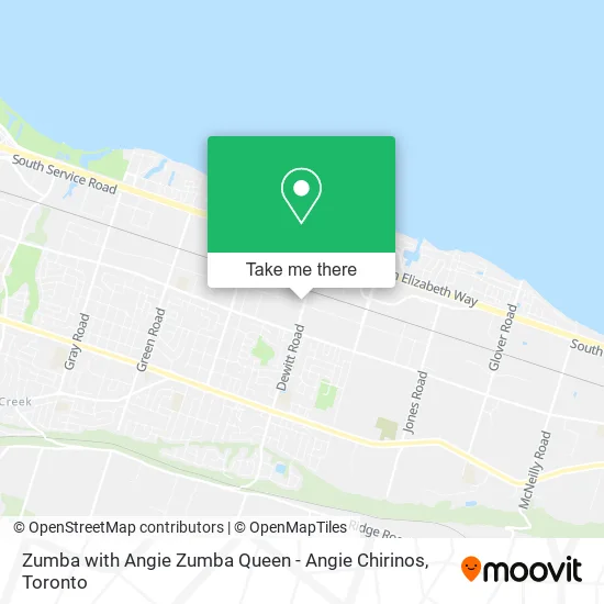 Zumba with Angie Zumba Queen - Angie Chirinos map