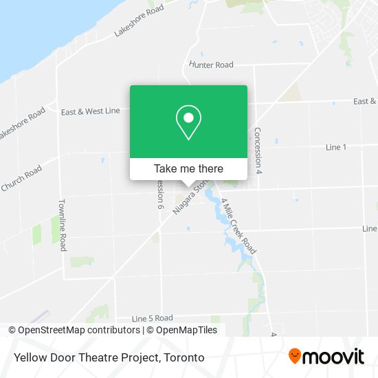 Yellow Door Theatre Project map