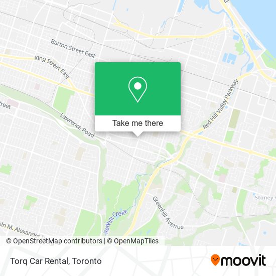 Torq Car Rental map