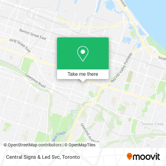 Central Signs & Led Svc map