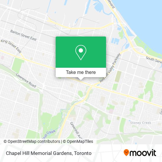 Chapel Hill Memorial Gardens map