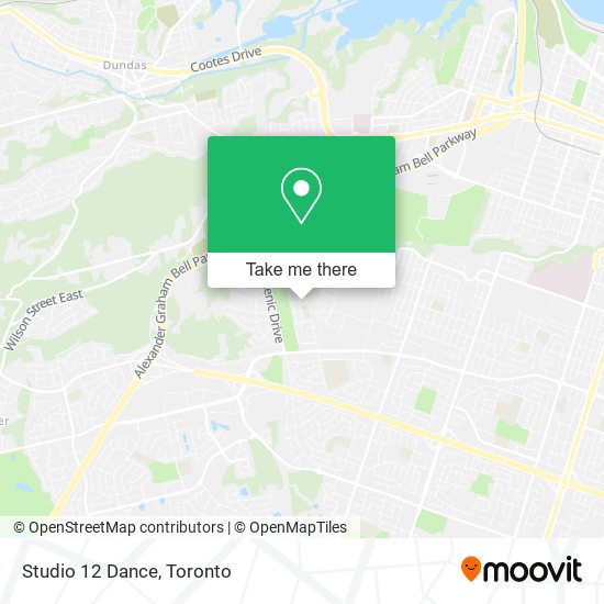 Studio 12 Dance map