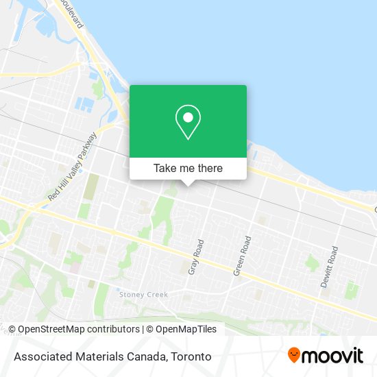 Associated Materials Canada map