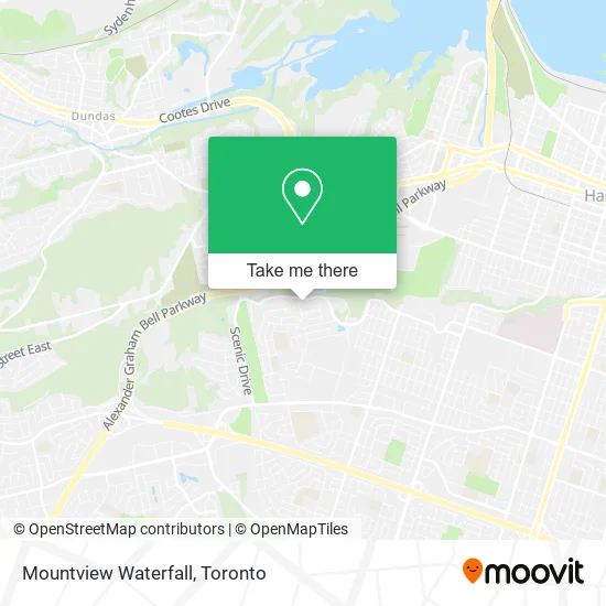 Mountview Waterfall map