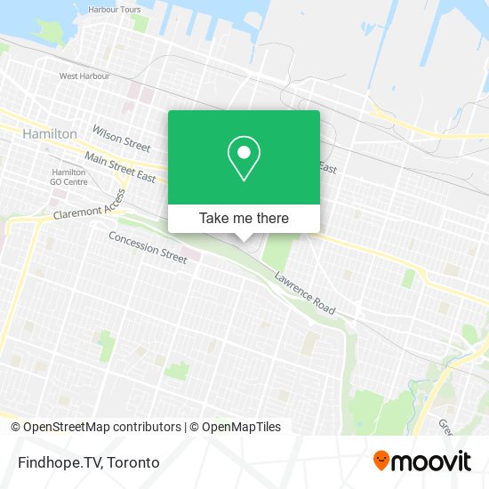 Findhope.TV map