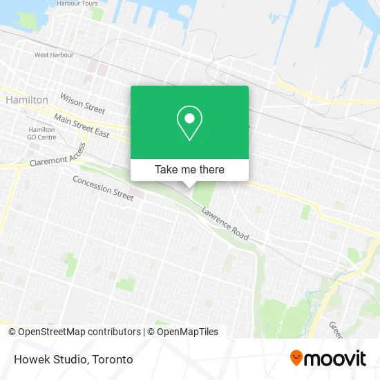 Howek Studio map