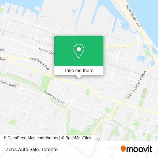Zen's Auto Sale map