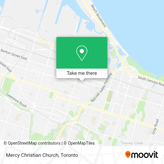 Mercy Christian Church map