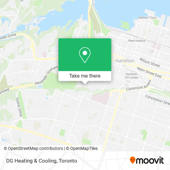 DG Heating & Cooling map