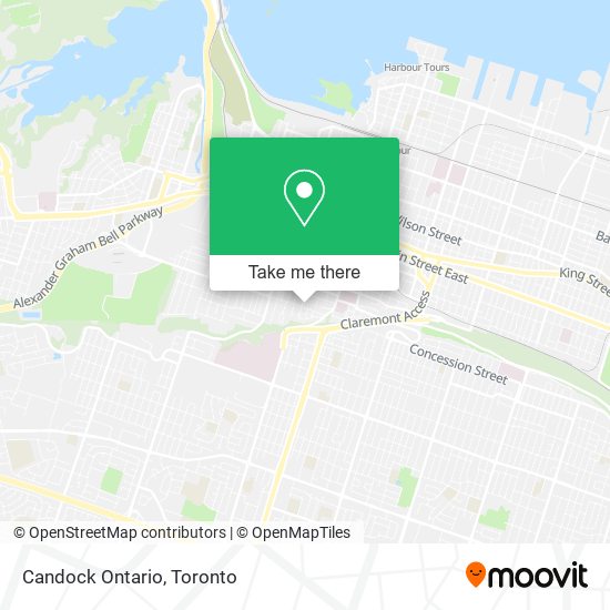 Candock Ontario map