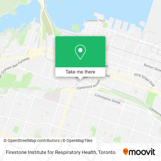 Firestone Institute for Respiratory Health map